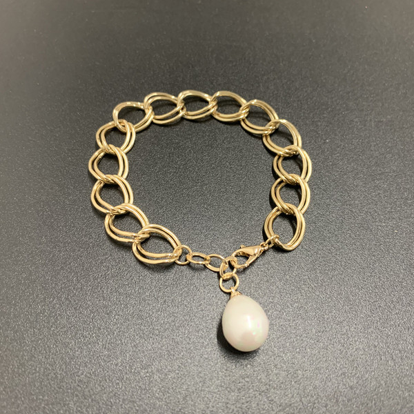 Дамска златиста гривна-два модела