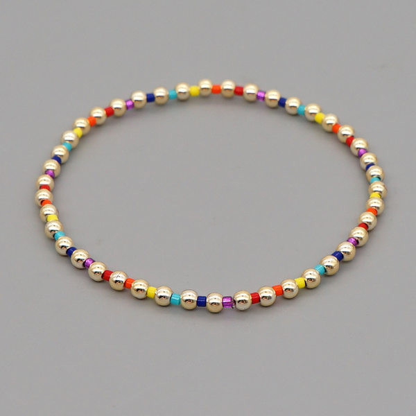 Γυναικείο χρωματιστό βραχιόλι με χάντρες