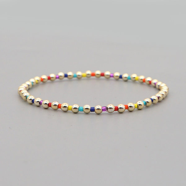Γυναικείο χρωματιστό βραχιόλι με χάντρες