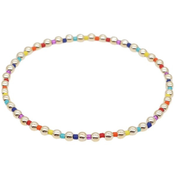 Γυναικείο χρωματιστό βραχιόλι με χάντρες