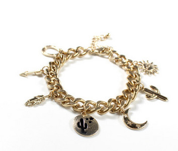 Γυναικείο μοντέρνο βραχιόλι με μενταγιόν δύο μοντέλα