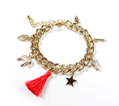 Γυναικείο μοντέρνο βραχιόλι με μενταγιόν δύο μοντέλα