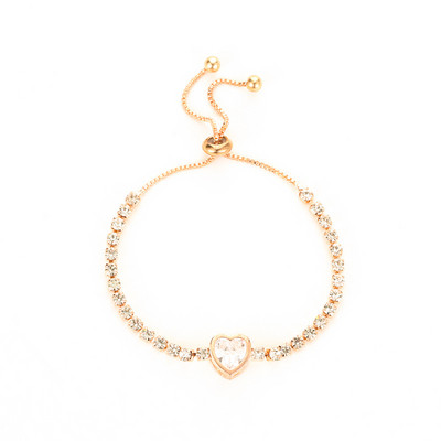 Μοντέρνο γυναικείο βραχιόλι σε δύο μοντέλα με πέτρες