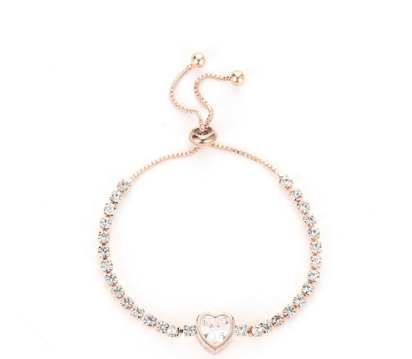 Μοντέρνο γυναικείο βραχιόλι σε δύο μοντέλα με πέτρες