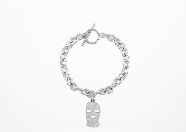 Γυναικείοκαθημερινό βραχιόλι με μενταγιόν σε ασημί χρώμα