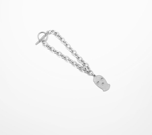 Γυναικείοκαθημερινό βραχιόλι με μενταγιόν σε ασημί χρώμα