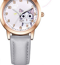 Γυναικείο καθημερινό ρολόι με στρογγυλό καντράν σε τρία μοντέλα