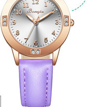 Γυναικείο καθημερινό ρολόι με στρογγυλό καντράν σε τρία μοντέλα