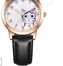 Γυναικείο καθημερινό ρολόι με στρογγυλό καντράν σε τρία μοντέλα