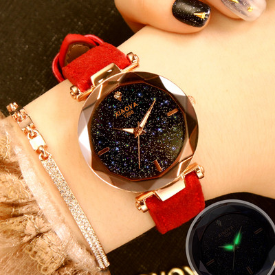 Ceas modern de dama cu cadran rotund in doua modele