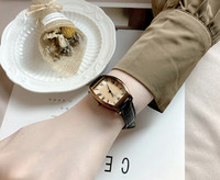 Γυναικείο απλό ρολόι από οικολογικό δέρμα σε πολλά χρώματα