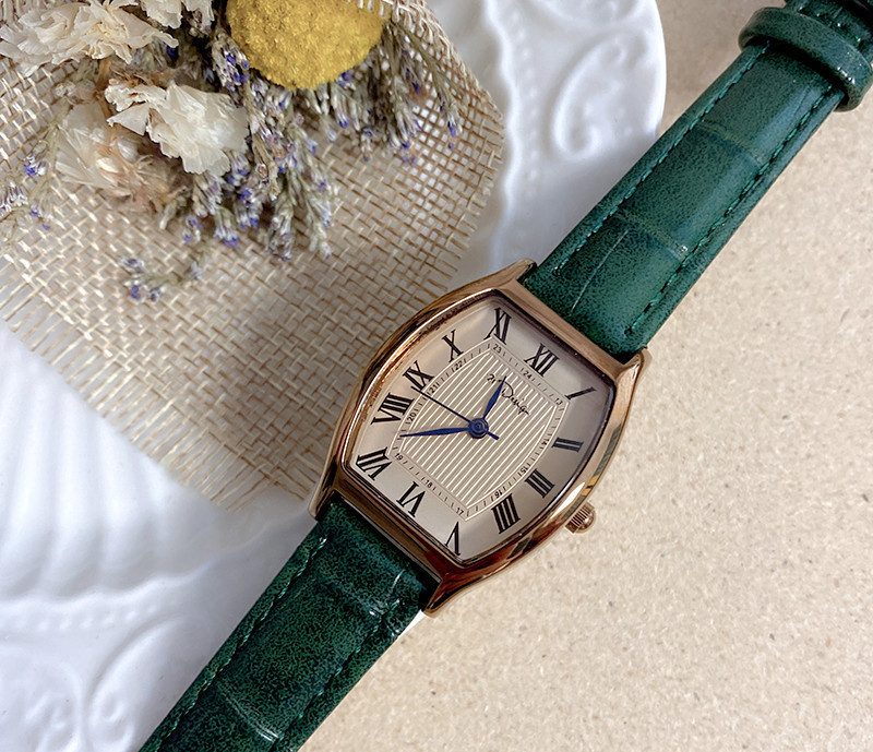 Γυναικείο απλό ρολόι από οικολογικό δέρμα σε πολλά χρώματα