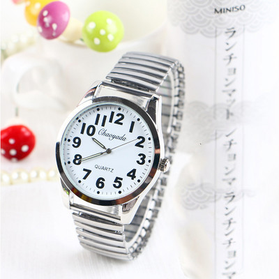 Sat s elastičnim metalnim lančićem - različiti promjeri brojčanika