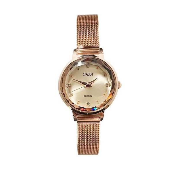 Ceas elegant de dama cu forma rotunda