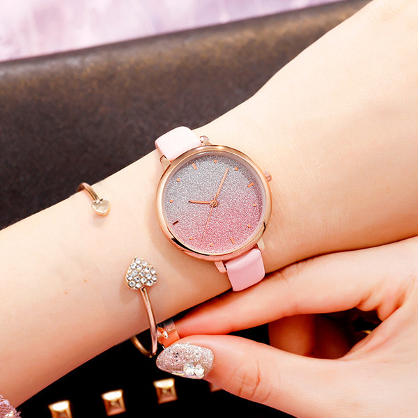 Γυναικείο ρολόι σε ιριδίζοντα χρώματα