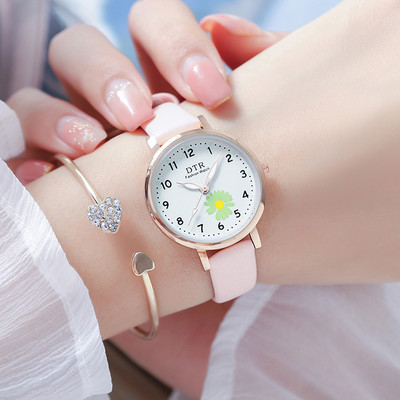 Μοντέρνο γυναικείο ρολόι με χρωματιστό λουράκι