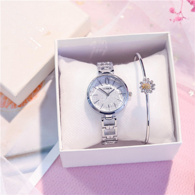 Νέο μοντέλο γυναικείο ρολόι οβάλ με μεταλλικό λουράκι