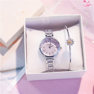 Νέο μοντέλο γυναικείο ρολόι οβάλ με μεταλλικό λουράκι