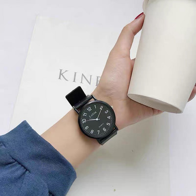 Νέο μοντέλο γυναικείο ρολόι - με δερμάτινο λουράκι