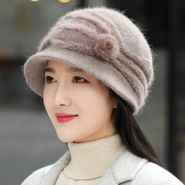 Дамска зимна шапка няколко цвята 