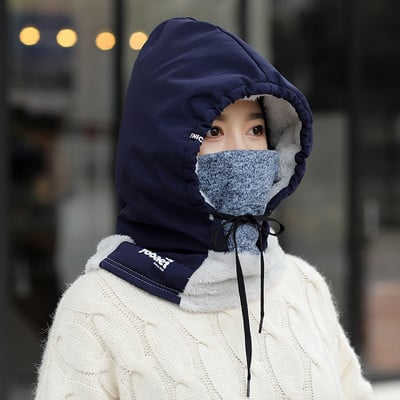 Χειμερινό καπέλο με κορδόνια και ζεστή φόδρα σε πολλά χρώματα