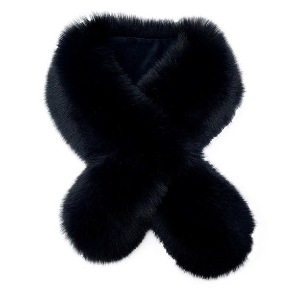 Пухен дамски шал в няколко цвята