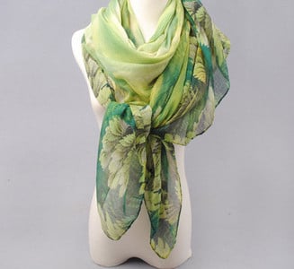 Casual värviline sall - naistele