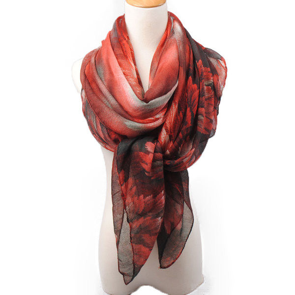 Casual värviline sall - naistele