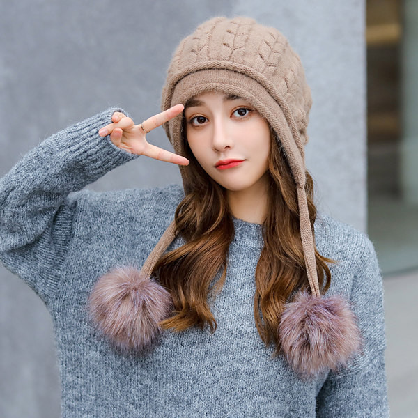 Нов модел плетена шапка за жени няколко цвята 