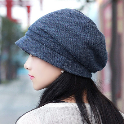 Γυναικείο καθημερινό χειμωνιάτικο καπέλο με γείσο