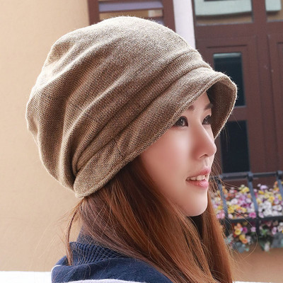 Γυναικείο καθημερινό χειμωνιάτικο καπέλο με γείσο