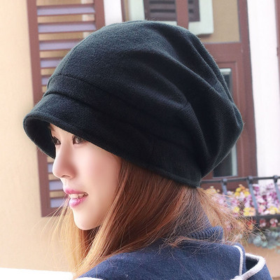 Γυναικείο καθημερινό χειμωνιάτικο καπέλο με γείσο