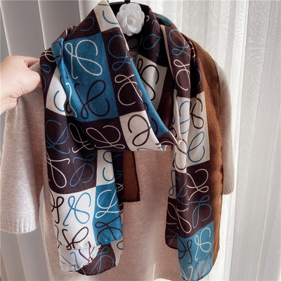 Γυναικείο βαμβακερό κασκόλ - πολλά μοντέλα