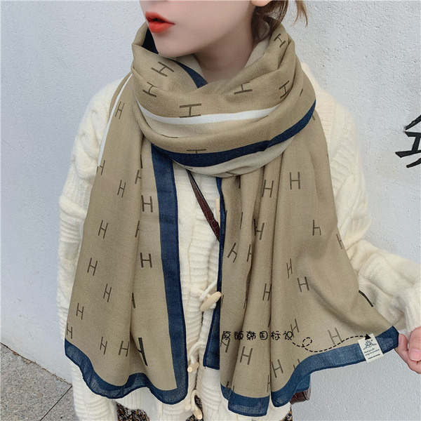 Γυναικείο βαμβακερό κασκόλ - πολλά μοντέλα