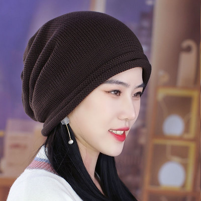 Καπέλο τύπου τουρμπάνι πλεκτό unisex