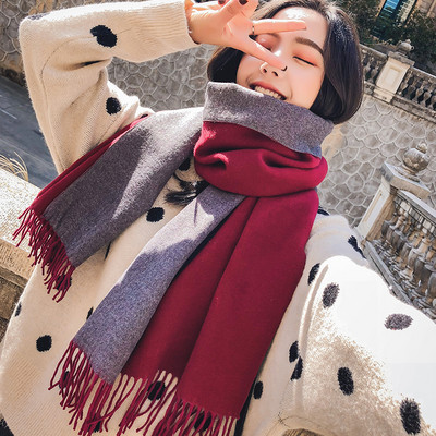 Casual γυναικείο φουλάρι με κρόσσια και κέντημα