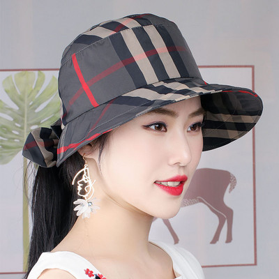 Καρό καπέλο με περιφέρια