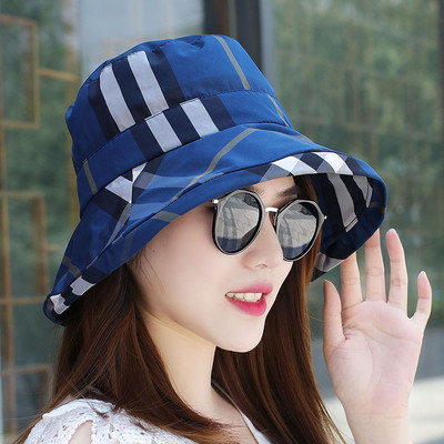 Καρό καπέλο με περιφέρια