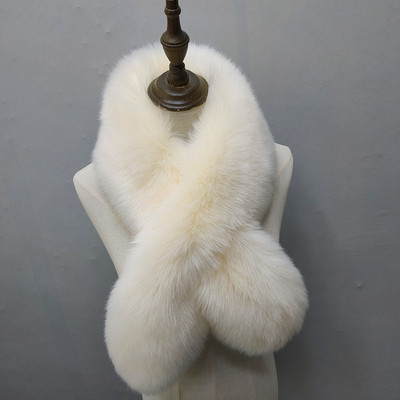 Γυναικείο γιακά- κασκόλ από τεχνητή γούνα για το φθινόπωρο και το χειμώνα