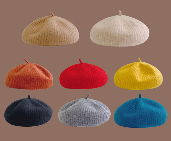 Μοντέρνο γυναικείο καπέλο τύπου μπερέ κλασικό μοντέλο