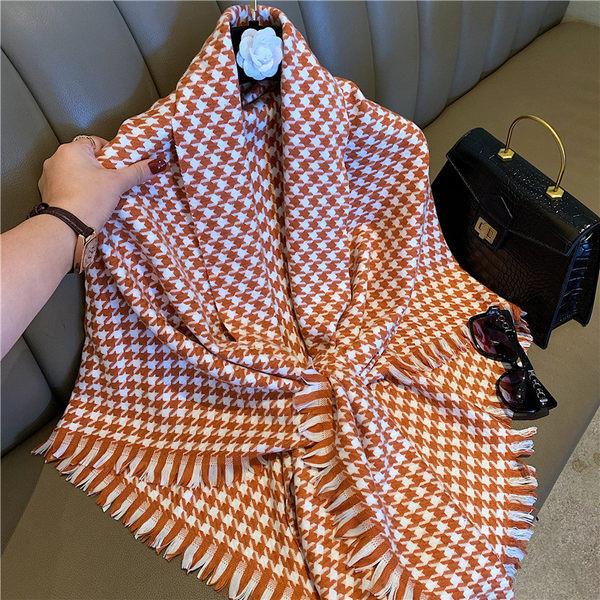 Casual γυναικείο καρό φουλάρι σε πολλά χρώματα