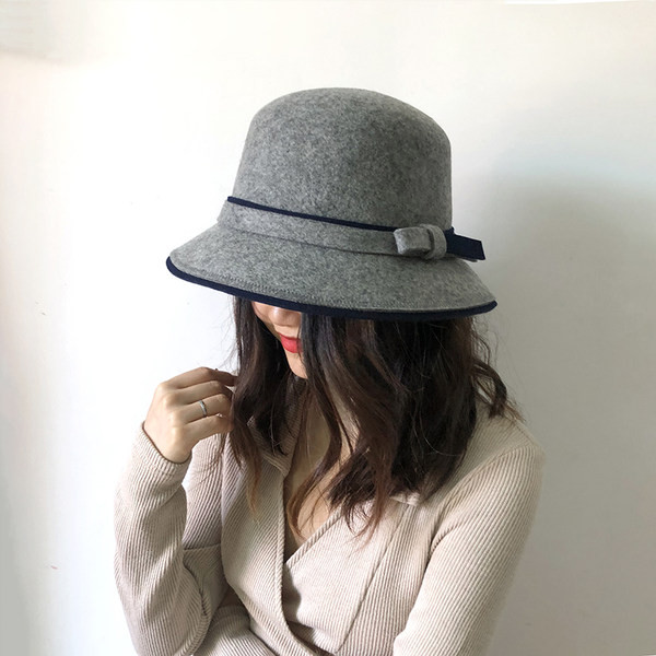 Дамска  ежедневна шапка с панделка в различни цветове