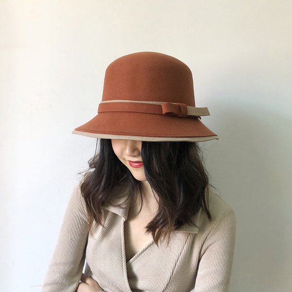 Дамска  ежедневна шапка с панделка в различни цветове