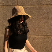 Καλοκαιρινό ψάθινο καπέλο