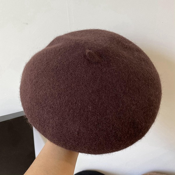 Καπέλο μάλλινο ζεστό τύπου μπερέ