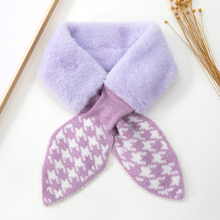 Ženski puhasti zimski šal