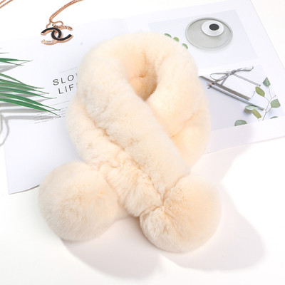 Дамски пухен шал в няколко цвята