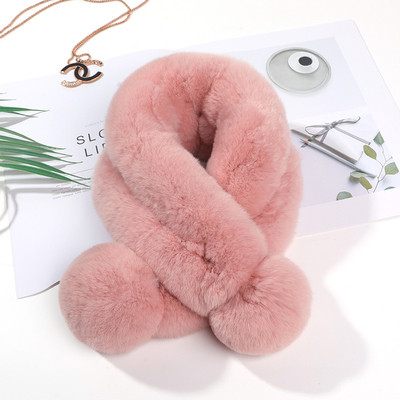 Дамски пухен шал в няколко цвята