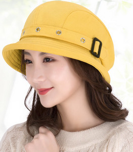 Γυναικείο καπέλο με μεταλλικά στοιχεία - πολλά χρώματα