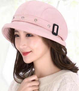 Γυναικείο καπέλο με μεταλλικά στοιχεία - πολλά χρώματα